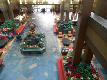 The lobby from above